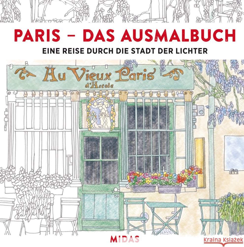 PARIS - Das Ausmalbuch Ferguson, Siobhan 9783038763130 Midas Collection - książka