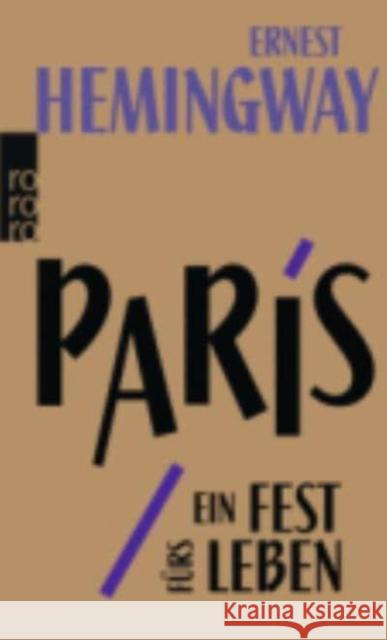 Paris, ein Fest fürs Leben Hemingway, Ernest 9783499227028 Rowohlt TB. - książka
