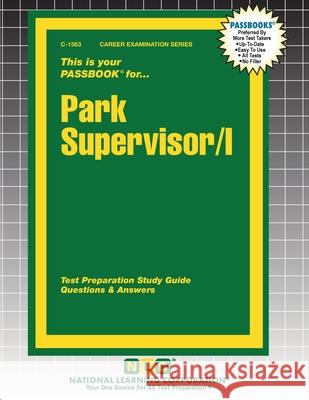 Park Supervisor/I Passbooks 9781799315636 National Learning Corp - książka