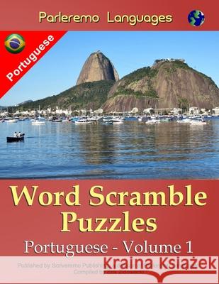 Parleremo Languages Word Scramble Puzzles Portuguese - Volume 1 Erik Zidowecki 9781519370600 Createspace - książka