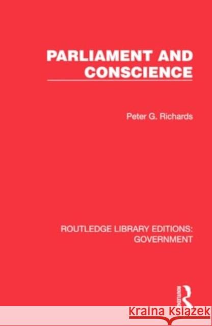 Parliament and Conscience Peter G. Richards 9781032782751 Routledge - książka