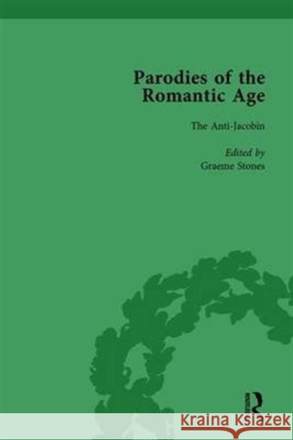 Parodies of the Romantic Age Vol 1: Poetry of the Anti-Jacobin and Other Parodic Writings Graeme Stones John Strachan  9781138755895 Routledge - książka