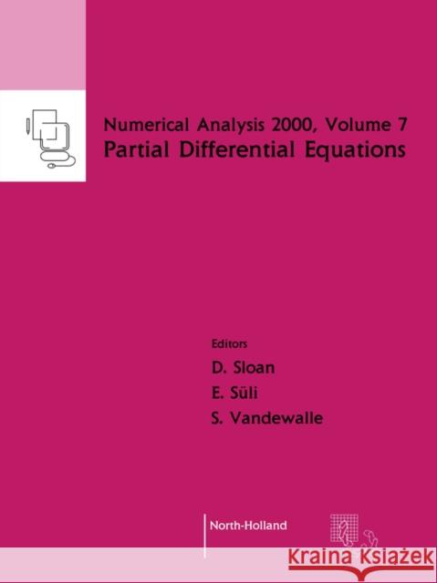 Partial Differential Equations, 7 Sloan, D. 9780444506160 North-Holland - książka