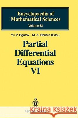 Partial Differential Equations VI: Elliptic and Parabolic Operators Egorov, Yu V. 9783540546788 SPRINGER-VERLAG BERLIN AND HEIDELBERG GMBH &  - książka