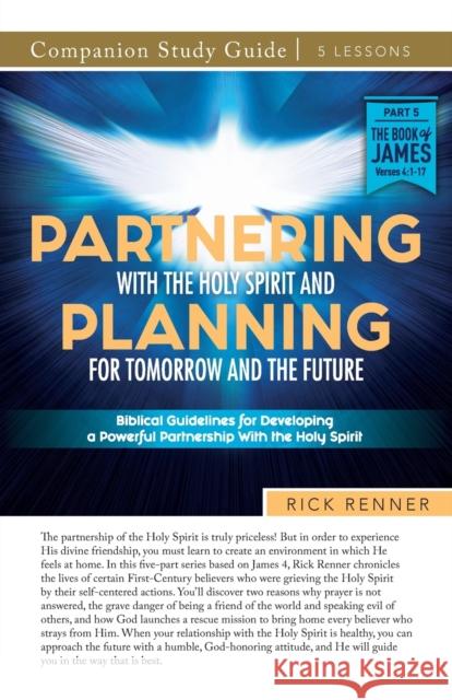 Partnering With Jesus and Working With God Study Guide Rick Renner 9781667500195 Harrison House - książka