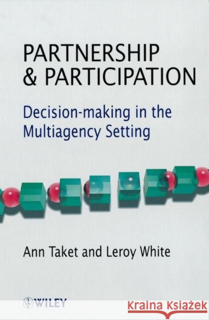 Partnership and Participation: Decision-Making in the Multiagency Setting Taket, Ann 9780471720317 John Wiley & Sons - książka