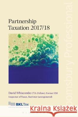 Partnership Taxation 2017/18 David Whiscombe 9781526503084 Bloomsbury Publishing PLC - książka