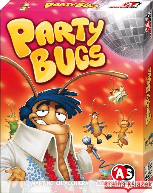 Party Bugs (Kartenspiel) Chiacchiera, Martino, Sorrentino, Silvano 4011898081817 ABACUSSPIELE - książka