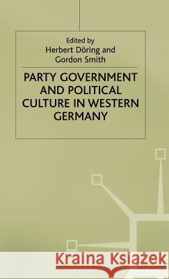 Party Government and Political Culture in Western Germany  9780333290828 PALGRAVE MACMILLAN - książka