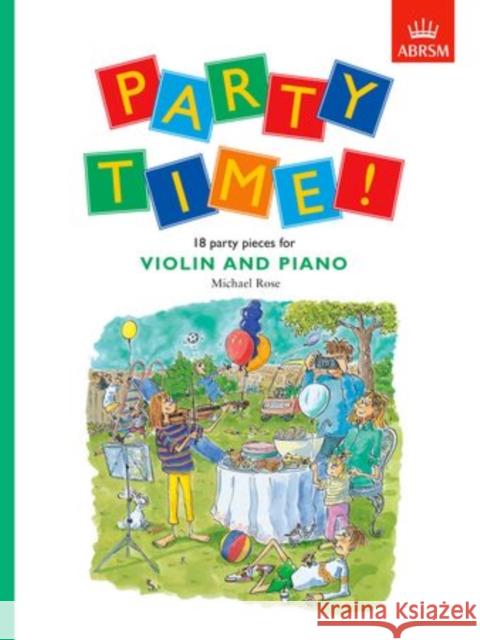 Party Time! 18 party pieces for violin and piano Alan Bullard 9781854728685  - książka