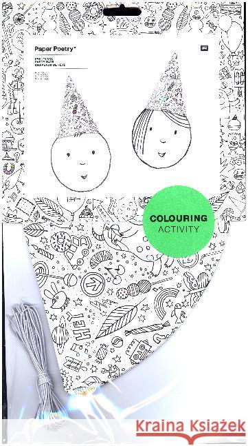 Partyhüte, Colouring Activity, 8 Stück  4051271387983 RICO-Design tap - książka