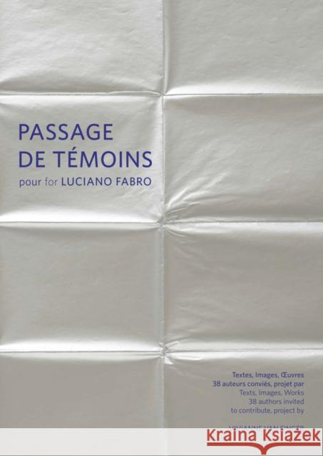 Passage de temoins pour Luciano Fabro Vivianne van Singer 9788874399857 Five Continents Editions - książka