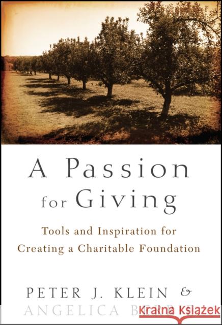 Passion for Giving Berrie, Angelica 9781118023877 John Wiley & Sons - książka