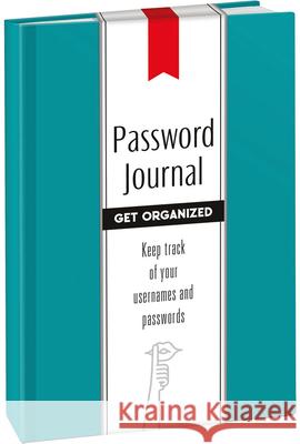 Password Journal: Caribbean Blue Dover 9780486825588 Dover Publications Inc. - książka