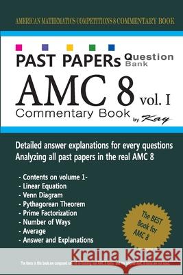 Past Papers Question Bank AMC8 [volume 1]: amc8 math preparation book Kay 9781727501858 Createspace Independent Publishing Platform - książka