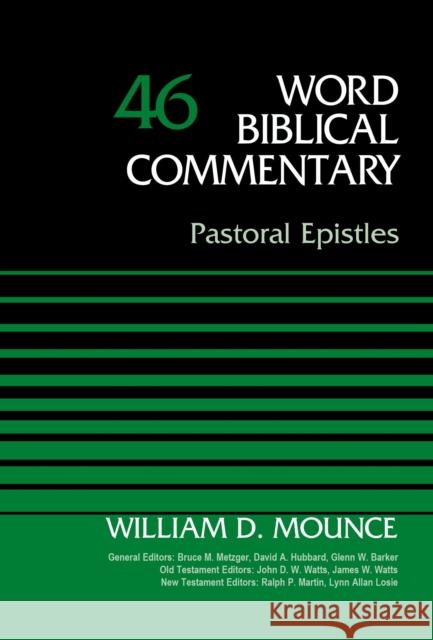 Pastoral Epistles, Volume 46  9780310522089 Zondervan - książka