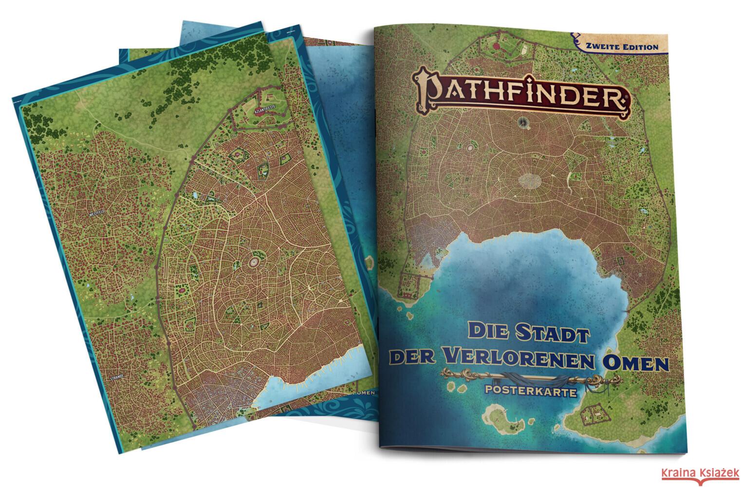 Pathfinder 2 - Absalom Stadtkartenset Daigle, Adam 4260630773002 Ulisses Spiele - książka