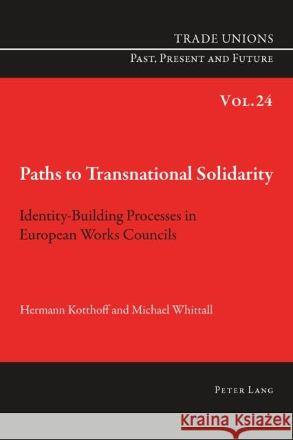 Paths to Transnational Solidarity: Identity-Building Processes in European Works Councils Phelan, Craig 9783034317757 Peter Lang AG, Internationaler Verlag der Wis - książka