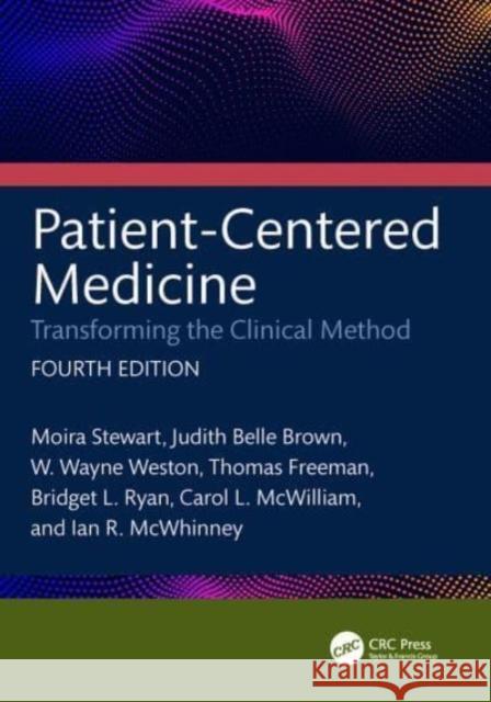 Patient-Centered Medicine Ian R. McWhinney 9781032480596 Taylor & Francis Ltd - książka