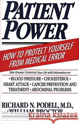 Patient Power Proctor, William 9780684815152 Fireside Books - książka