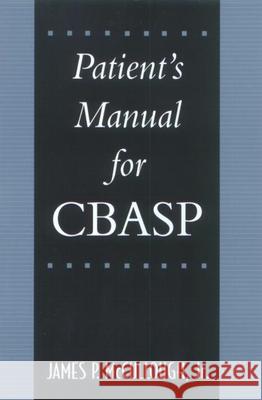 Patient's Manual for Cbasp McCullough, James P. 9781572308145  - książka