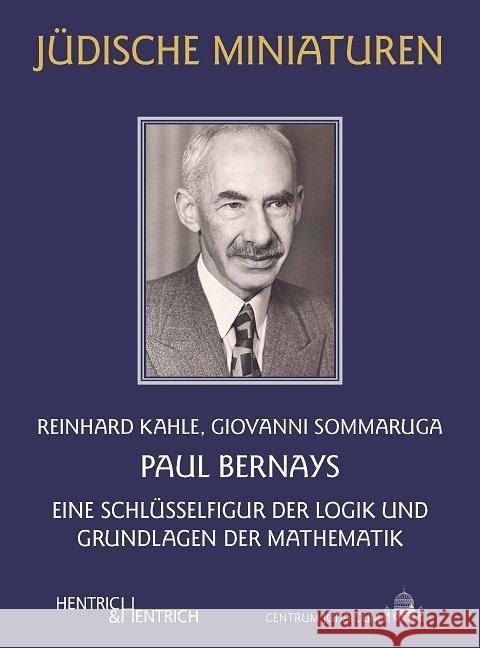 Paul Bernays Kahle, Reinhard, Sommaruga, Giovanni 9783955655983 Hentrich & Hentrich - książka