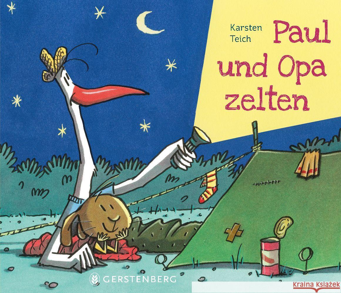 Paul und Opa zelten Teich, Karsten 9783836962650 Gerstenberg Verlag - książka