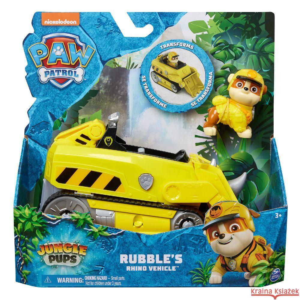 PAW Jungle Pups Vehicles Rubble  0778988490624 Spin Master - książka