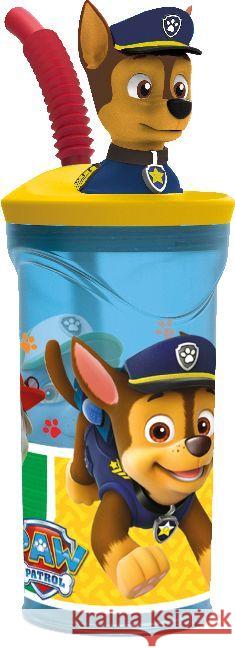 Paw Patrol 3D Trinkbecher mit Strohhalm  4043891294420 POS - książka
