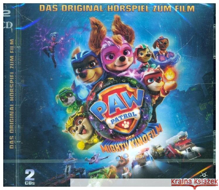 PAW Patrol - Der Mighty Kinofilm, 2 Audio-CDs  4061229398527 LEONINE Distribution - książka