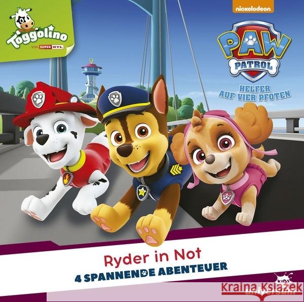 Paw Patrol - Ryder in Not. Tl.12, 1 Audio-CD  4061229087223 LEONINE Distribution - książka