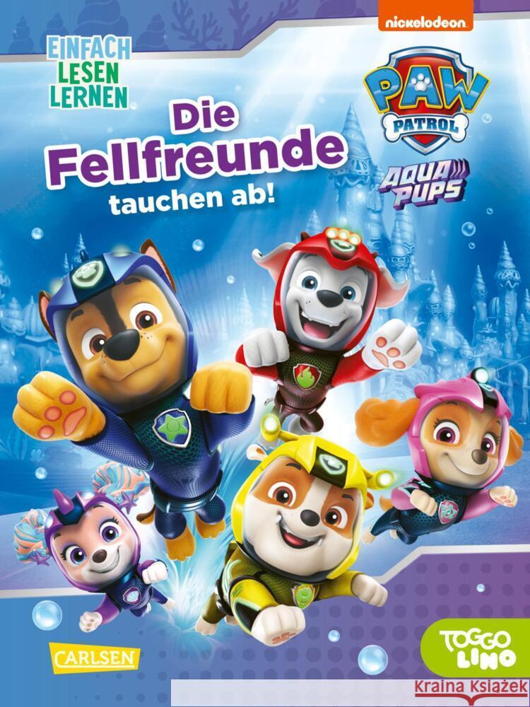 PAW Patrol Aqua Pups: Die Fellfreunde tauchen ab! De Lon, Nora 9783551691187 Carlsen - książka