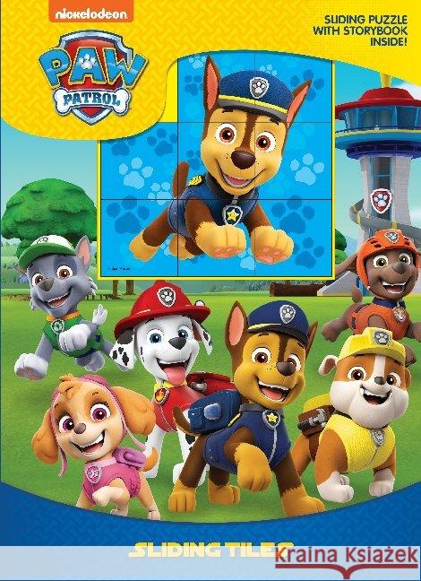 Paw Patrol, Bilderbuch mit Schiebepuzzle  9782764351260 Phidal Publishing - książka
