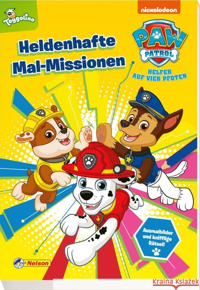 PAW Patrol: Heldenhafte Mal-Missionen  9783845119472 Nelson - książka