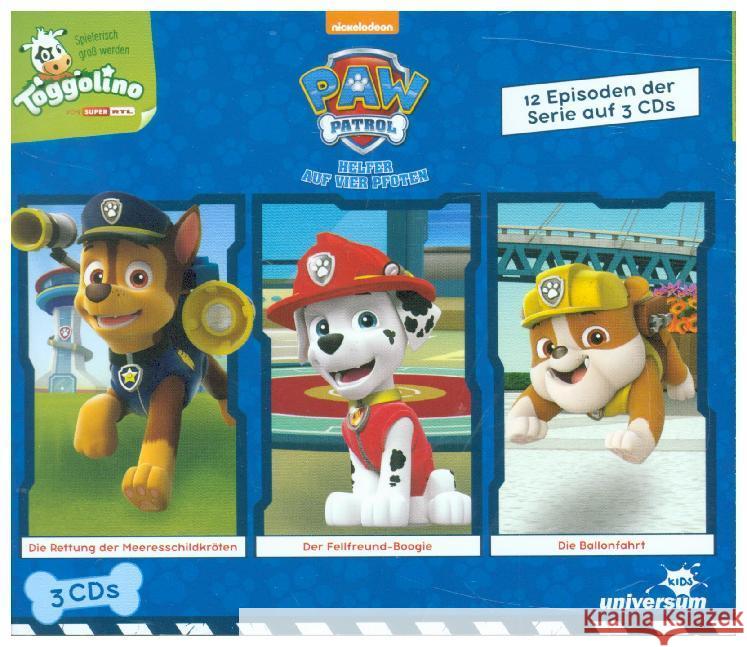 PAW Patrol Hörspielbox. Box.1, 3 Audio-CD  4013575701322 LEONINE Distribution - książka