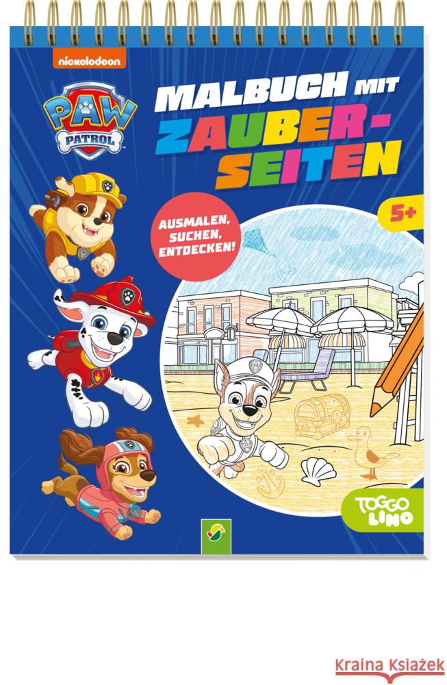 PAW Patrol Malbuch mit Zauberseiten Schwager & Steinlein Verlag GmbH 9783849946906 Schwager & Steinlein - książka