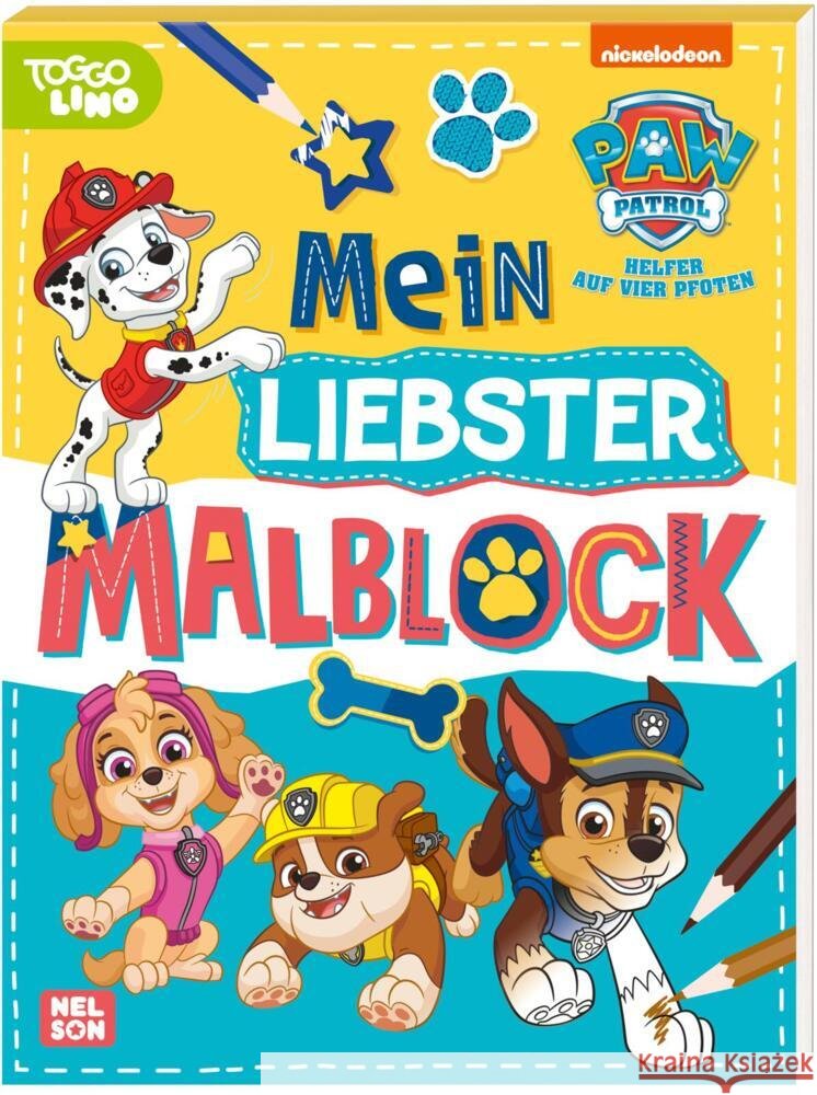 PAW Patrol: Mein liebster Malblock  9783845121598 Nelson - książka