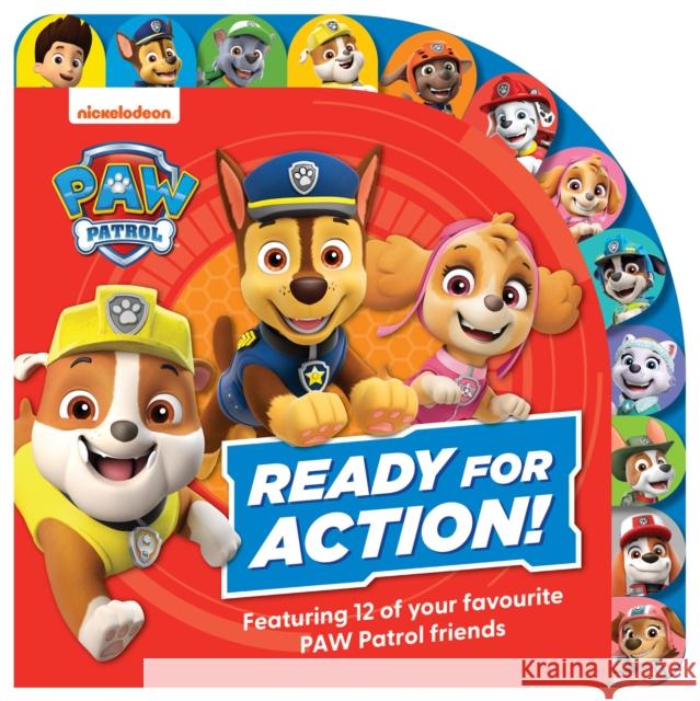 PAW Patrol Ready for Action! Tabbed Board Book Paw Patrol 9780008560058 HarperCollins Publishers - książka