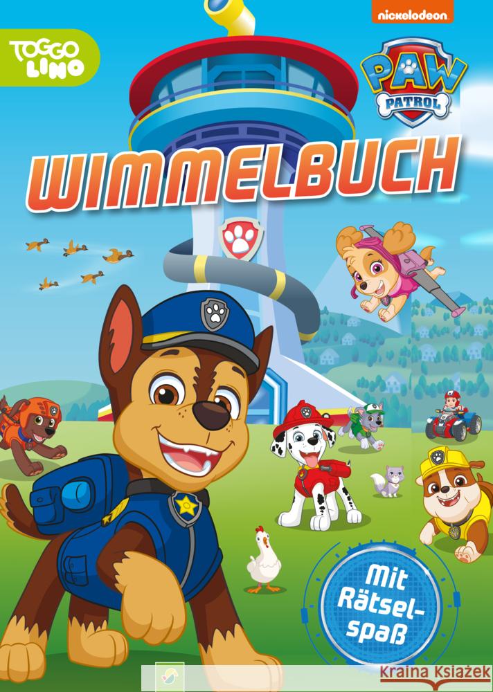 PAW Patrol Wimmelbuch. Mit Rätselspaß. Für Kinder ab 3 Jahren Schwager & Steinlein Verlag 9783849932077 Schwager & Steinlein - książka