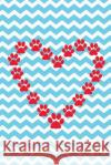 Paw Print Heart: Chevron Design Midwest Merchandise 9781795739641 Independently Published