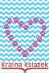 Paw Print Heart: Chevron Design Midwest Merchandise 9781795739870 Independently Published