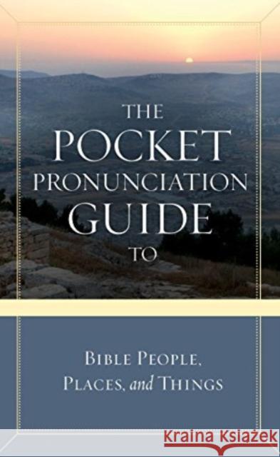 Pckt Pronunciation GT Bible Pe David C Cook 9781434711601 David C Cook Publishing Company - książka