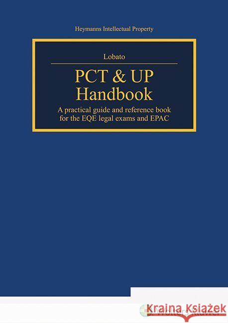 PCT & UP Handbook Lobato, Ignacio 9783452305534 Carl Heymanns Verlag - książka