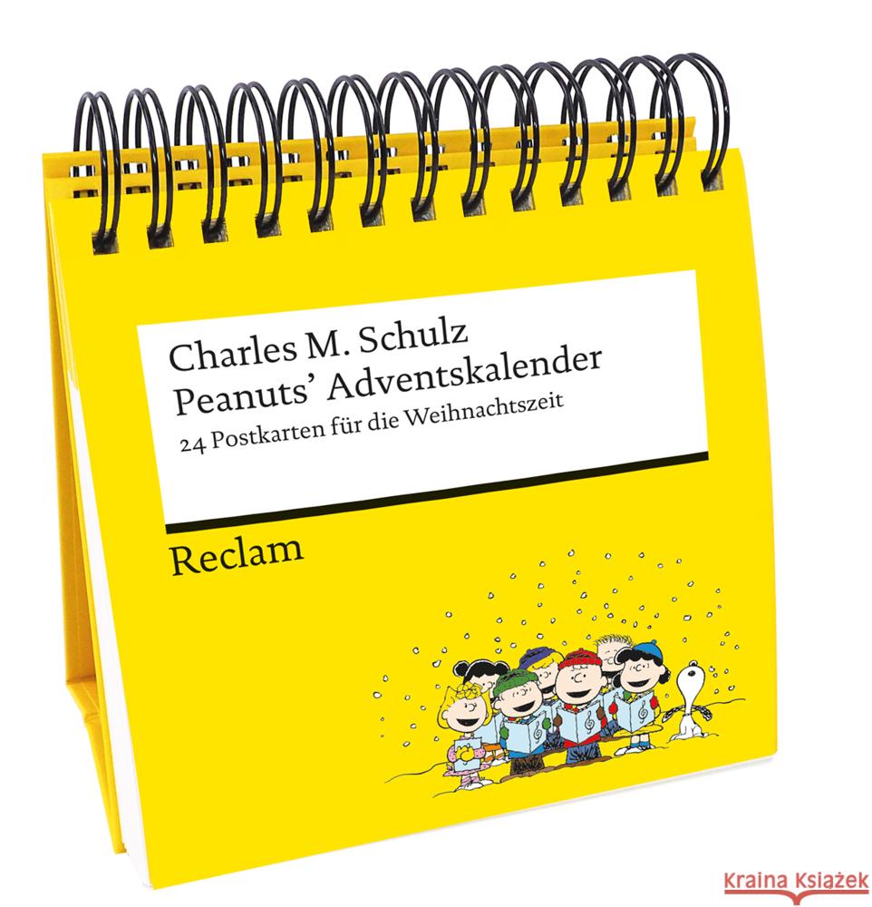 Peanuts' Adventskalender. 24 Postkarten für die Weihnachtszeit Schulz, Charles M. 4262461870097 Reclam, Ditzingen - książka