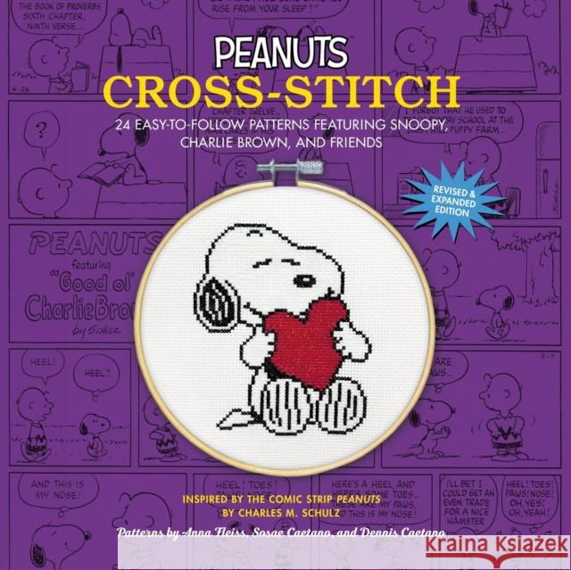 Peanuts Cross-Stitch: 24 Easy-to-Follow Patterns Featuring Snoopy, Charlie Brown, and Friends (Revised and Expanded Edition) Sosae Caetano 9798894142272 Running Press,U.S. - książka