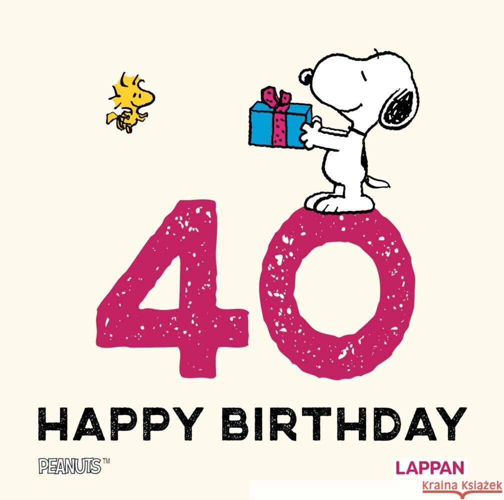 Peanuts Geschenkbuch: Happy Birthday zum 40. Geburtstag Schulz, Charles M. 9783830364320 Lappan Verlag - książka