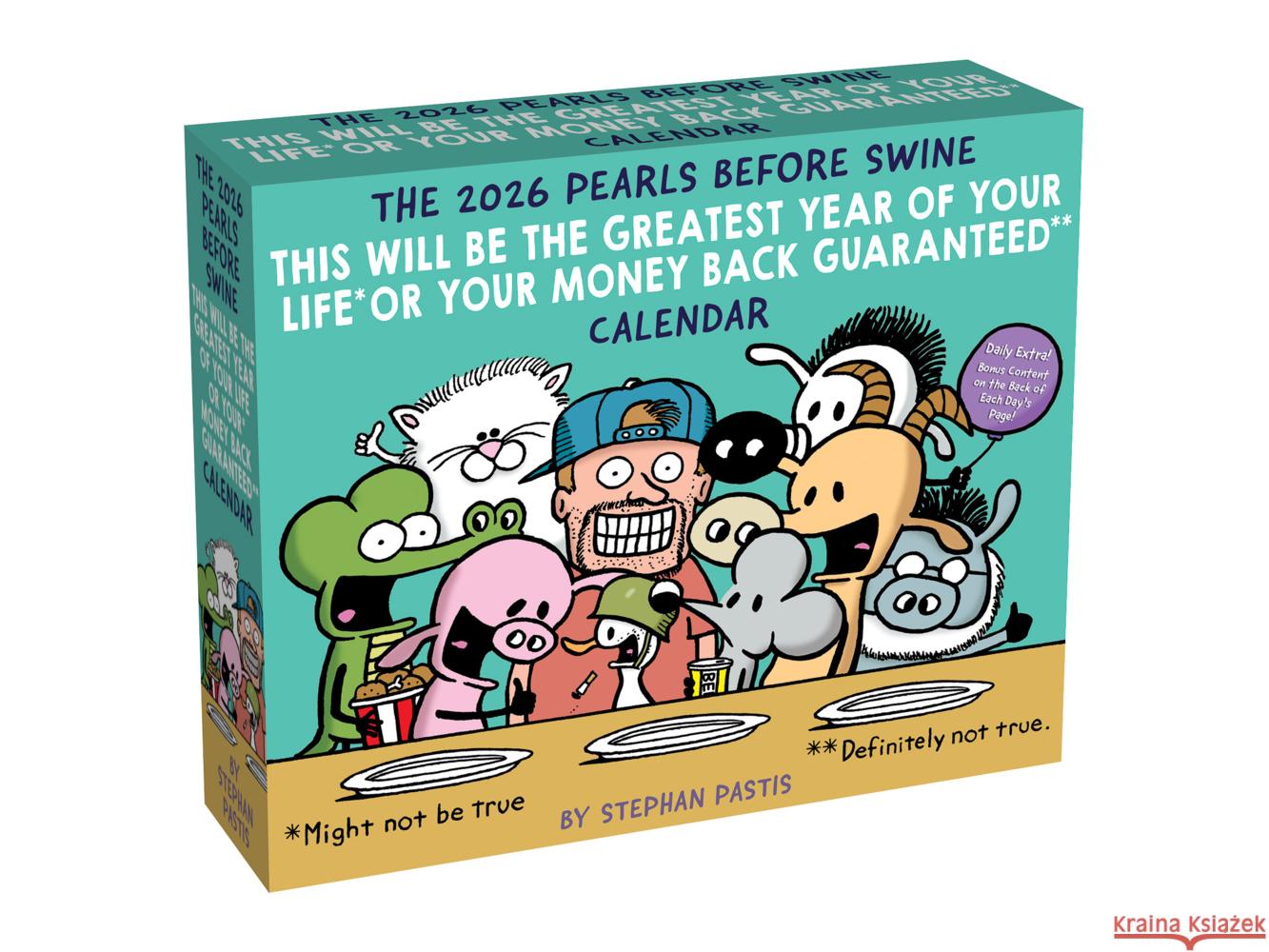 Pearls Before Swine 2026 Day-to-Day Calendar Stephan Pastis 9781524896584 Andrews McMeel Publishing - książka