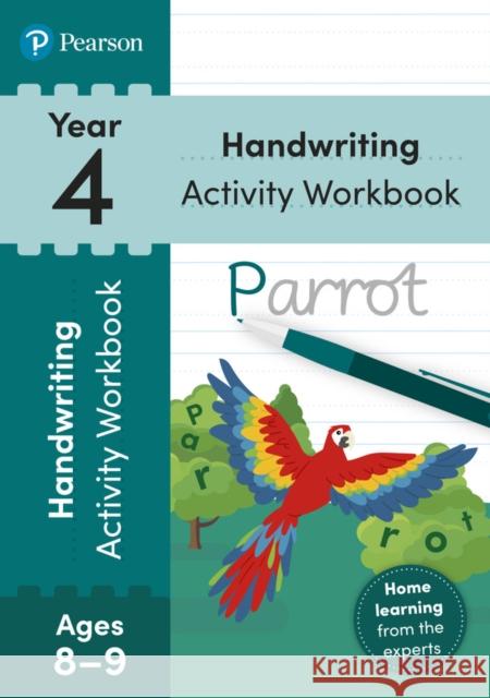 Pearson Learn at Home Handwriting Activity Workbook Year 4 Sarah Loader 9781292424941 Pearson Education Limited - książka