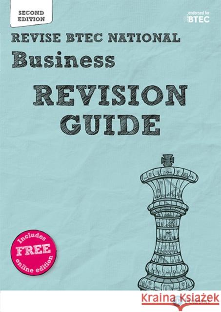 Pearson REVISE BTEC National Business Revision Guide inc online edition - for 2025 exams Steve Jakubowski 9781292230566 REVISE BTEC Nationals in Business - książka