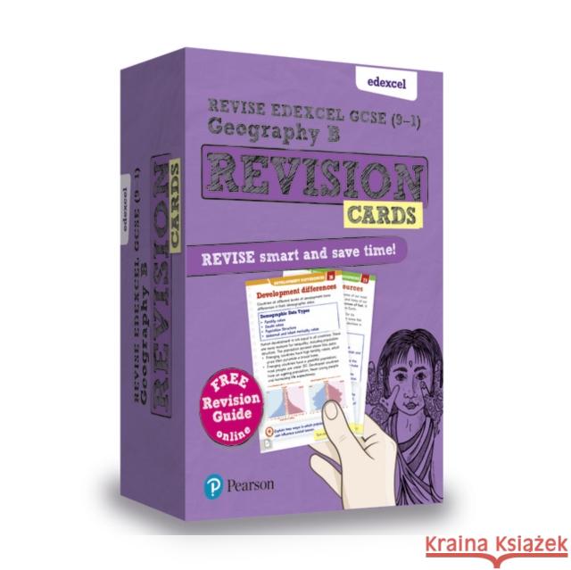 Pearson REVISE Edexcel GCSE Geography B Revision Cards (with free online Revision Guide): For 2024 and 2025 assessments and exams (Revise Edexcel GCSE Geography 16) Bircher, Rob 9781292182414 Pearson Education Limited - książka